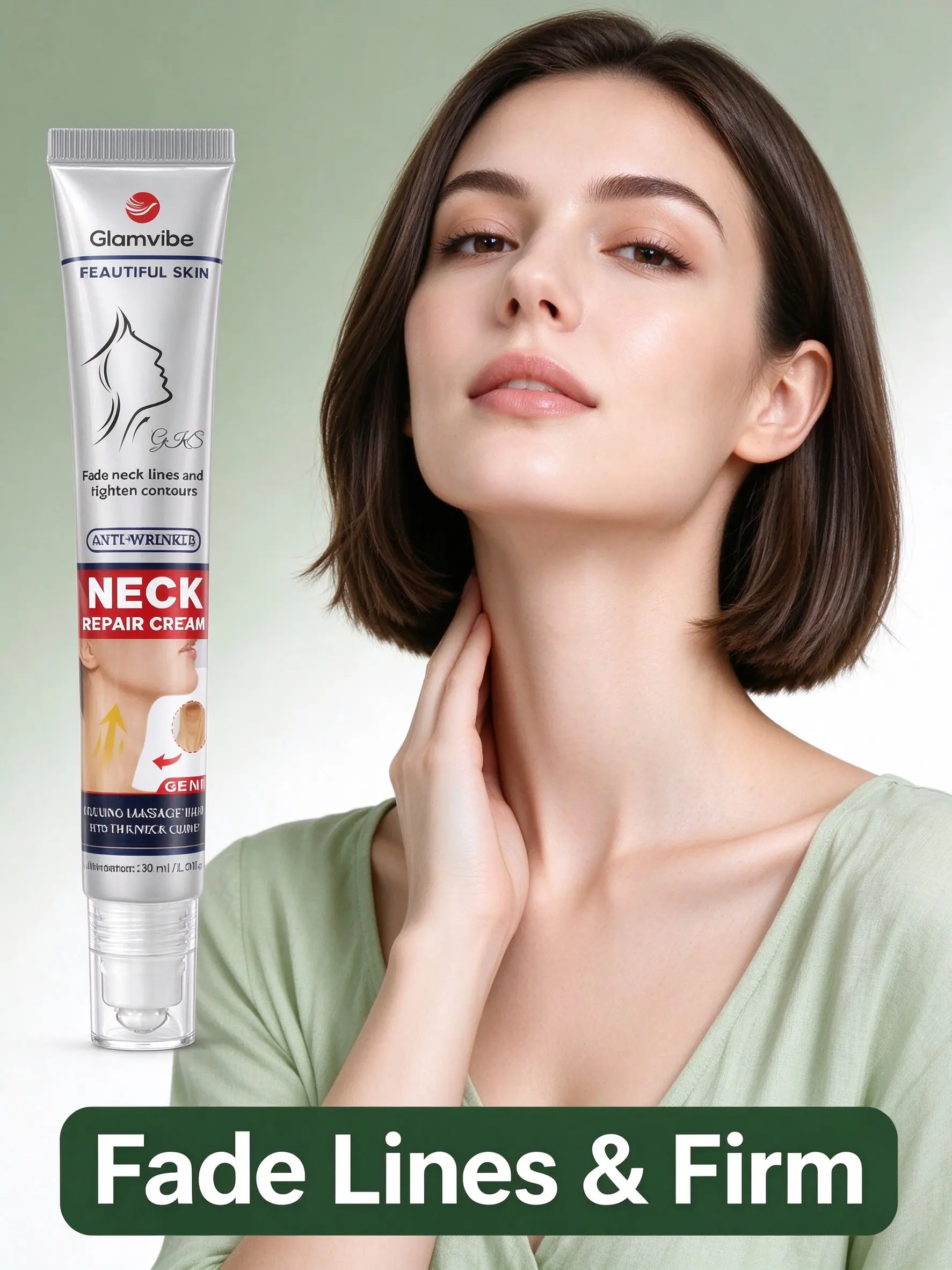 Neck Lines Cream Smoothing Tightening Contours Gentle Daily Neck Care