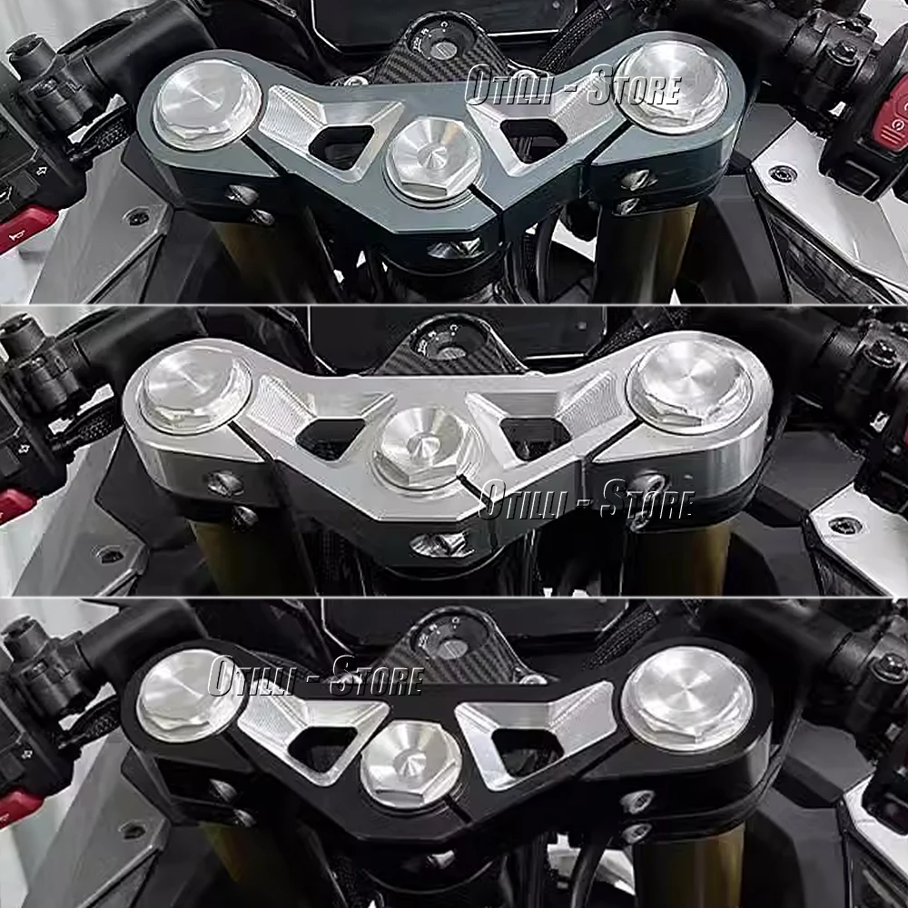 Motorcycle Directional Handle Pressing Block Upper Connecting Plate Seat Bar For CFMOTO 450 SR 450 sr 450SR 450sr 2022 2023 image 3