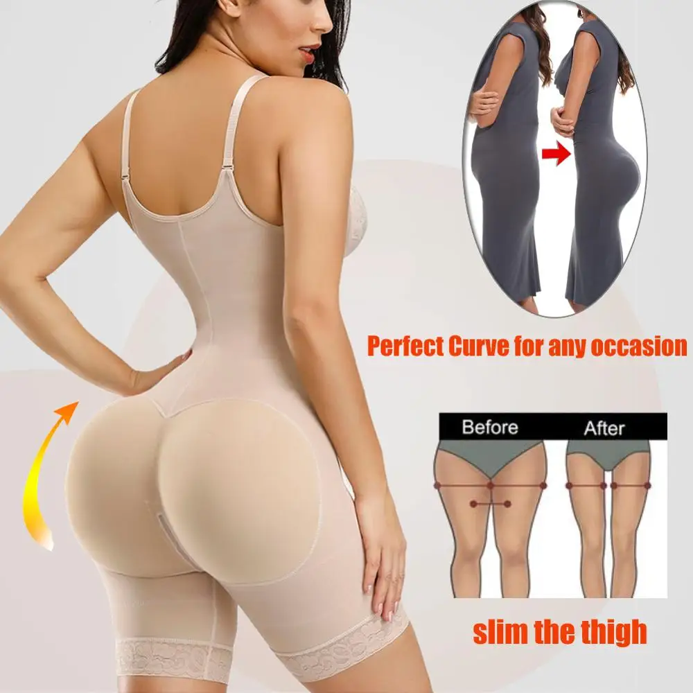 

Fajas Colombianas Reductora Waist Trainer Body Shaper Tummy Slimming Flat Belly Postpartum Girdle Push Up Butt Lifter Shapewear