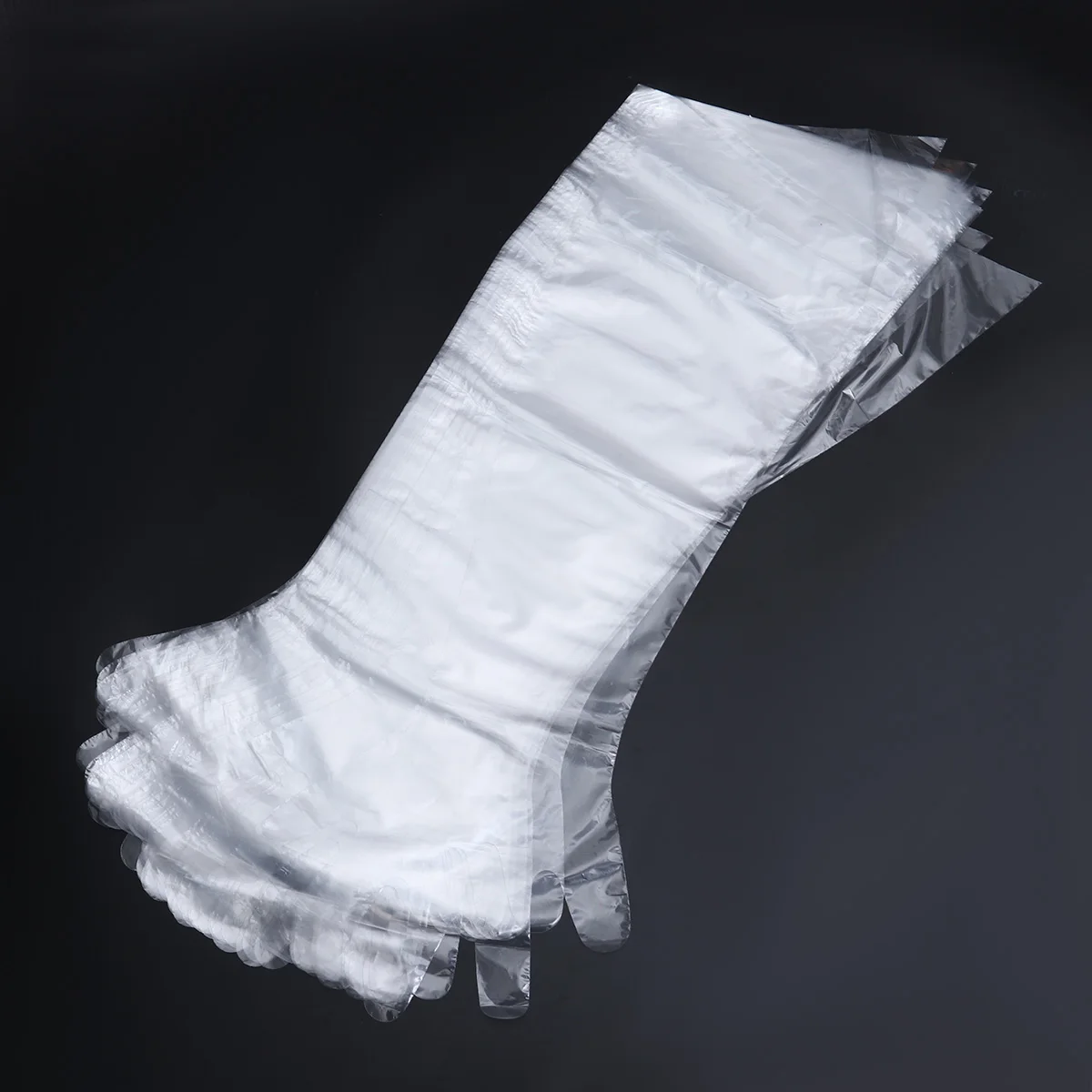 

100 PCS Protective Arm Sleeve Gloves Breathable Oilproof Dustproof Disposable Oversleeves for Kitchen Cleaning Vet Checking