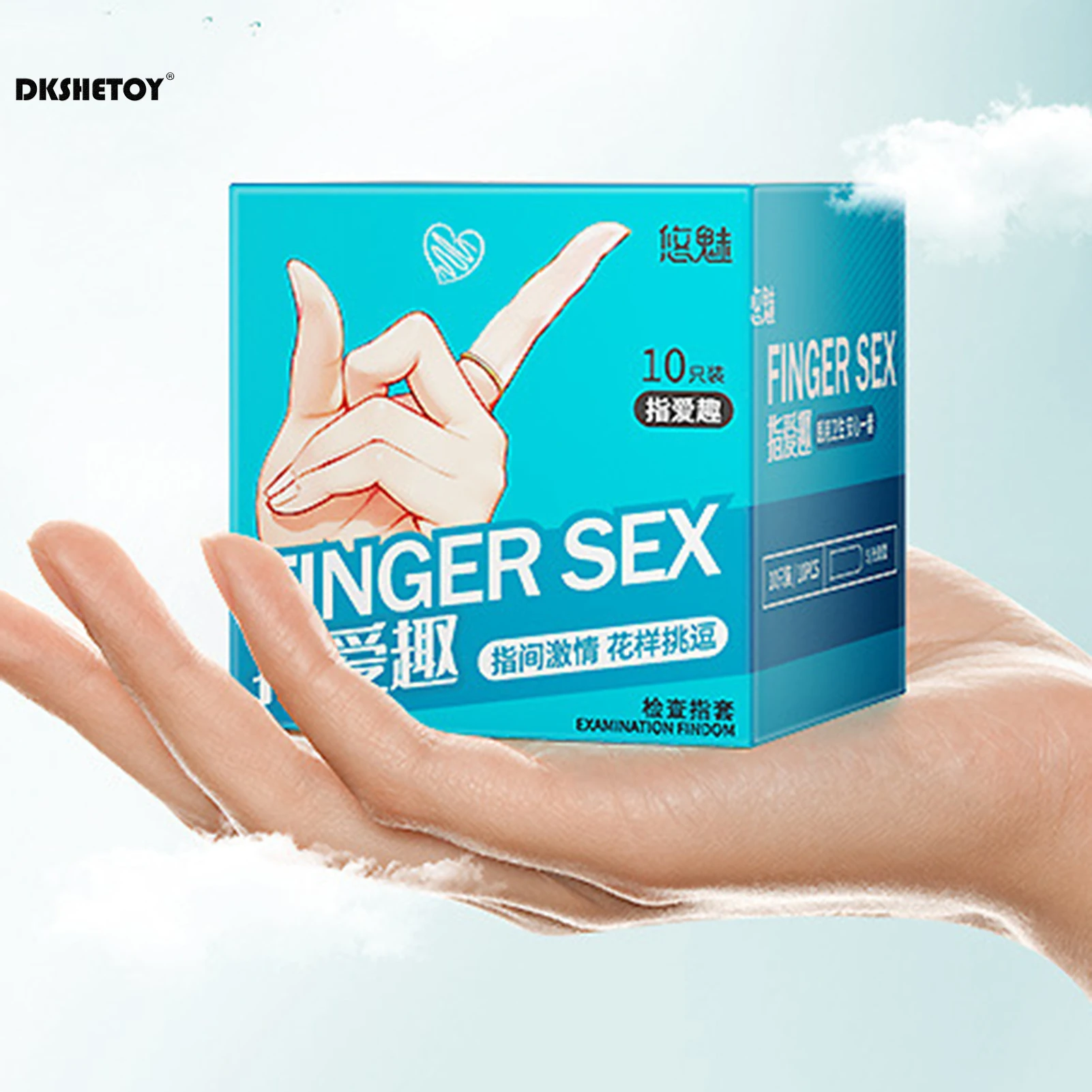 10pcs Finger Sleeve Masturbation Reusable G-spot Condom Sex Toys Stimulation Vagina Clitoris Flirting Super Thin Adult Supplies