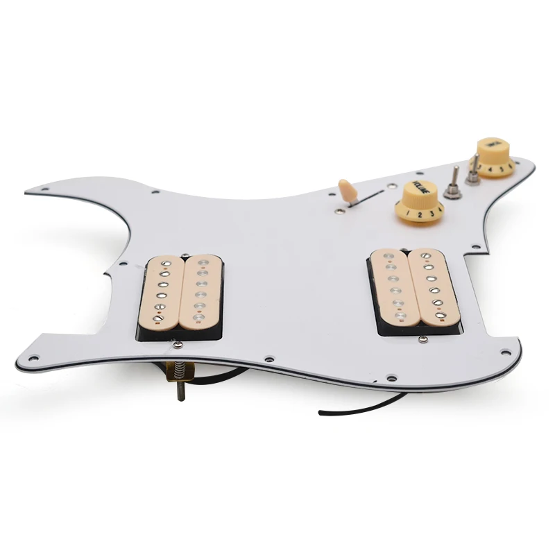 Humbucker Coil Splitting Pickguard HH Guitar Pickguard, Electric Guitar Pickguard, Two Humbucker Loaded Prewired Scratchplate