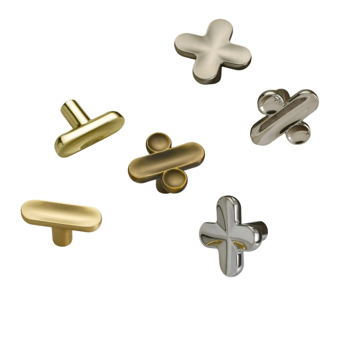 French-Style Light Luxury Plus/Minus Symbol Knob And Small Handle - Suitable For Furniture, Cabinets, And Shoe Cabinets