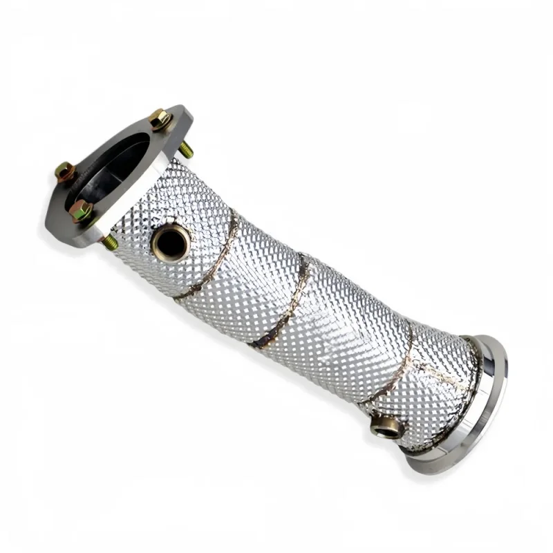 

Direct Exhaust Downpipe Head for Audi A4, A5, Q5 2.0T B8 (2009-2016), SS304 Racing Performance Exhaust Pipe for Power Upgrade