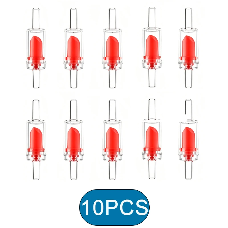 Rückschlagventil, transparent, Aquariumzubehör, Zubehör für Fischbecken-Luftpumpen, Anti-Rückfluss, Anti-Siphon, CO2-System, geeignet für 4-mm-Schlauch – Detail 8