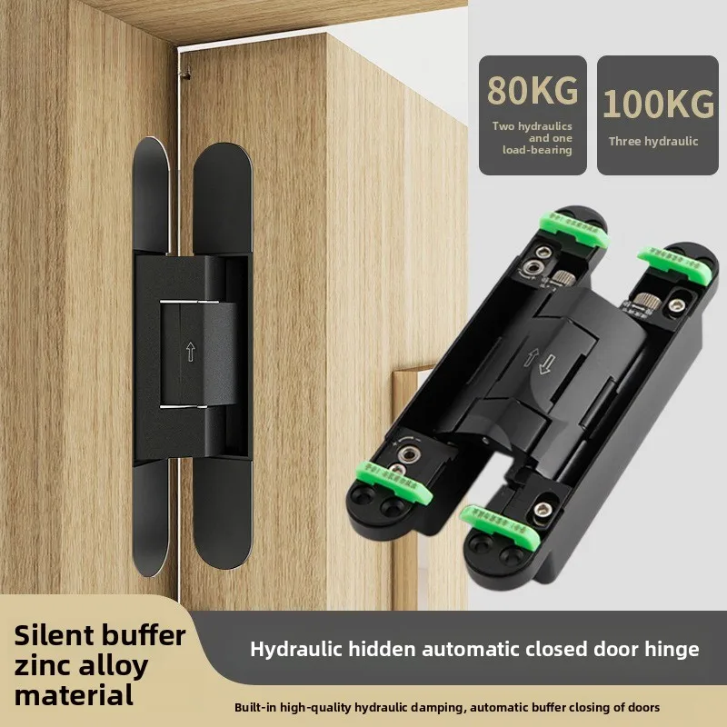 invisible-door-hydraulic-buffer-hinge-3d-adjustment-hidden-door-hinge-automatic-closed-door-positioning-silent-hidden-hinge