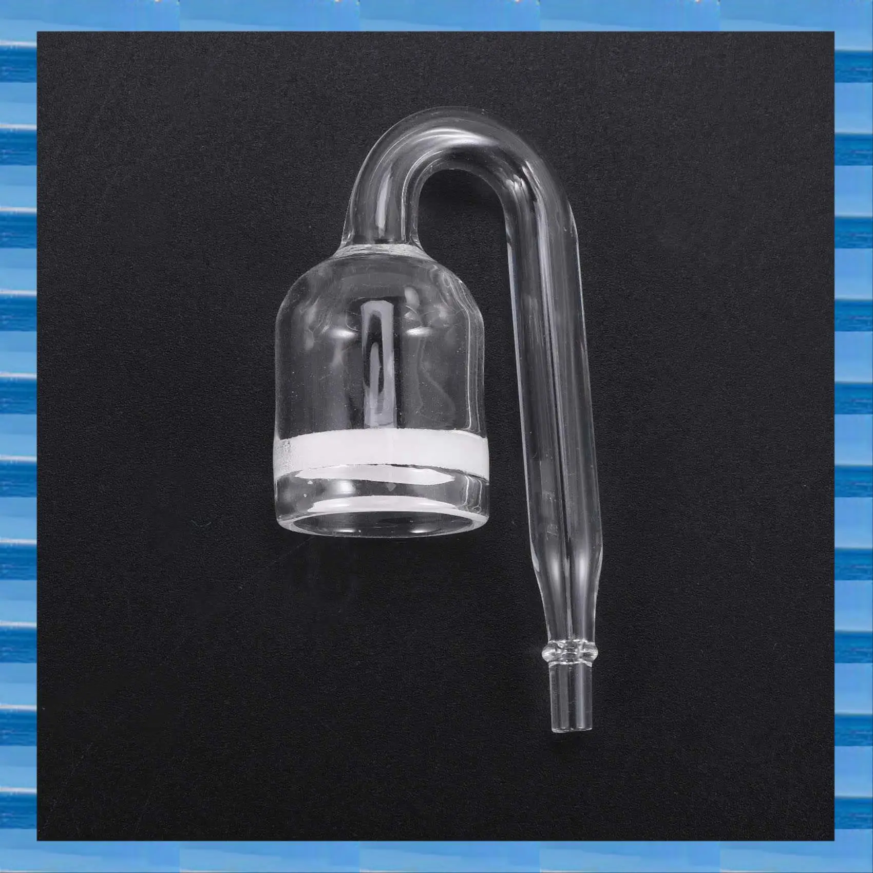 AT53 5X Aquarium Fish Tank CO2 Diffuser Carbon Dioxide Reactor With Disc + 10 Suckers