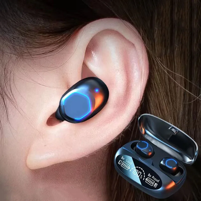 Auricolari Bluetooth 5.3 Ultimo display del livello della batteria a LED Auricolari Bluetooth wireless Auricolari Bluetooth