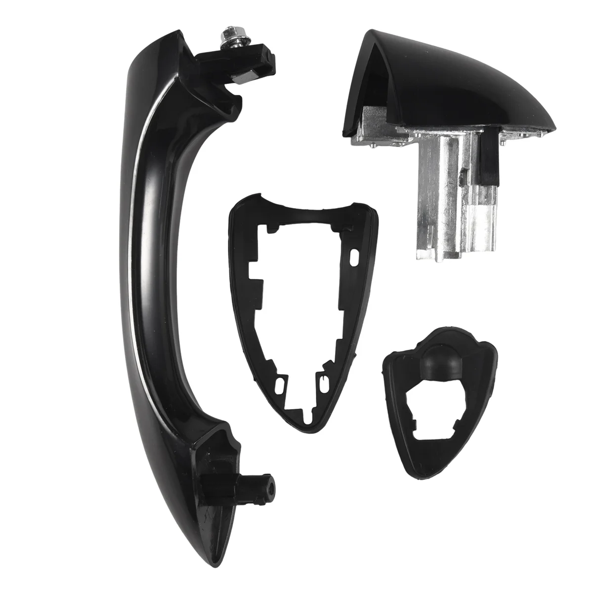 N31R_Car زجاج أسود أمامي/خلفي الجانب الأيمن مقبض الباب الخارجي لسيارة BMW X5 E53 51218257738