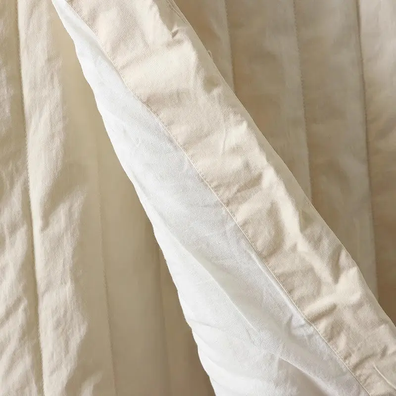 Light Chinese Syle Cotton Padded Cheongsam Slanted Collar Thickened Pressed Stripps Buttoned Robe Cotton Linen Winter Dress A013