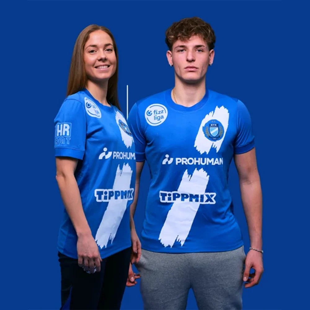 MTK Budapest FC Sommer 2026 Unisex Freizeit-Sport-T-Shirt Atmungsaktives Schnelltrocknendes Oberteil für Rad- und Fußballaktivitäten