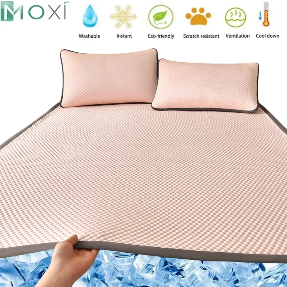 

Home textiles Cooling Mattress Protector Cover Soft Comfortable Cools Bed Sheets for Summer Cool Mattress Pad Non-slip Bedspread