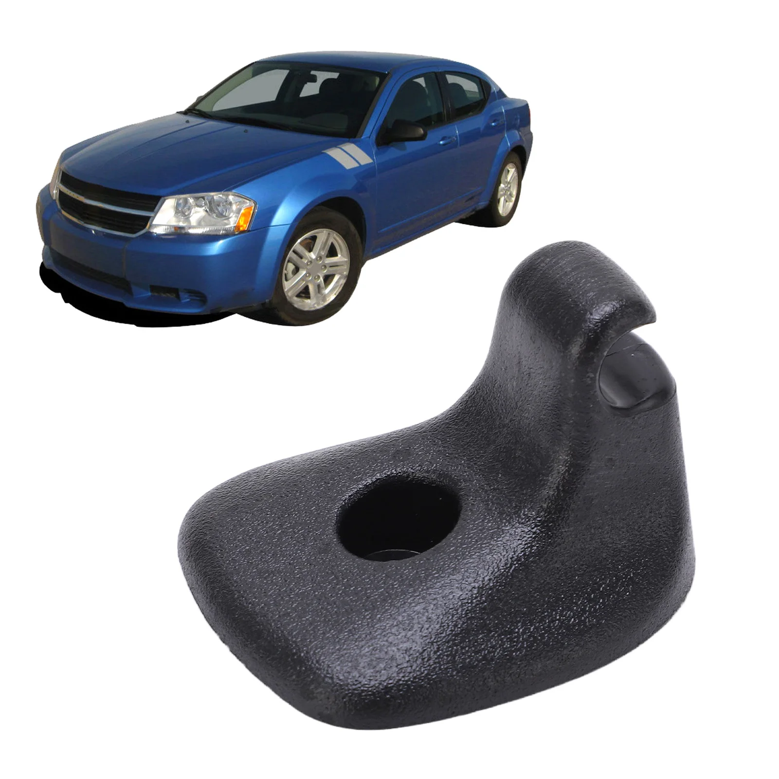 

Крючок для солнцезащитного козырька, зажим для солнцезащитного козырька 1GW25DX9AA, черный зажим для солнцезащитного козырька, сменный крючок для CHRYSLER 200 2011-2015 гг.