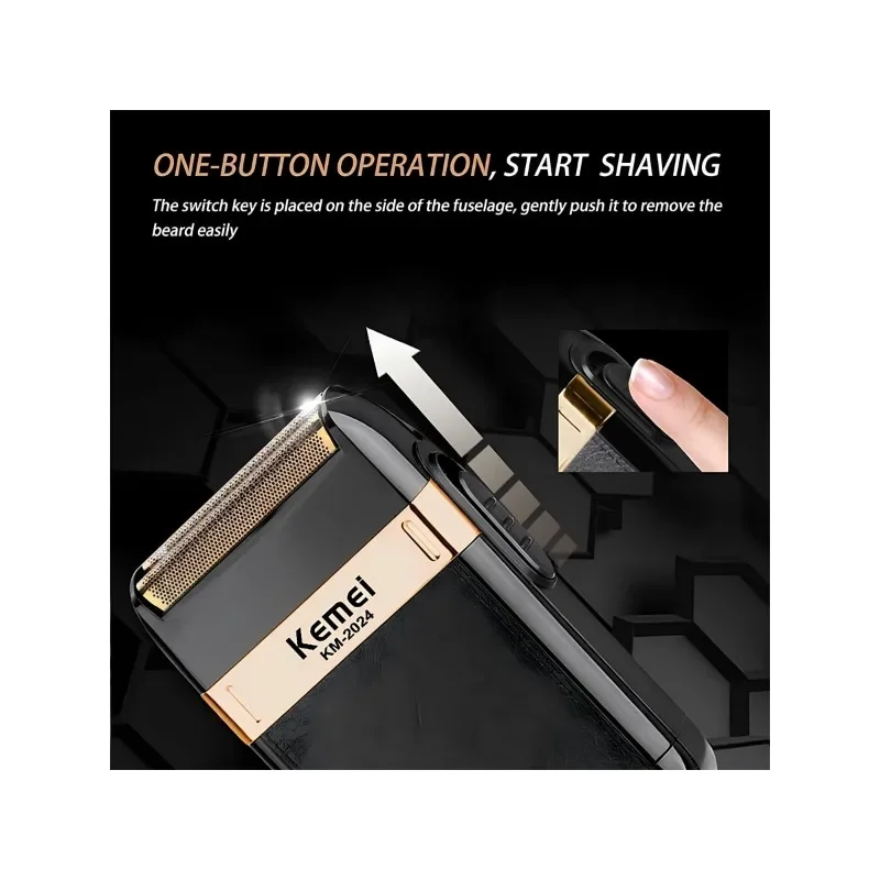 Km-2024 Черный Usb-интерфейс машинка для стрижки волос, Бритва для мужчин, электрические бритвы kemei