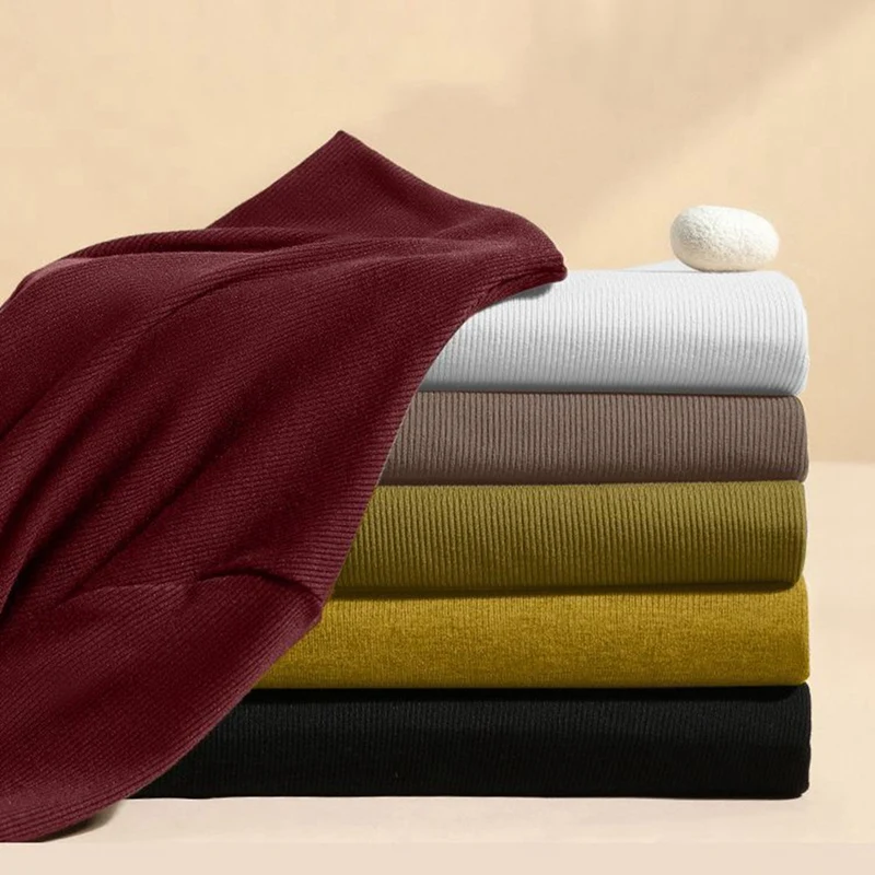 

Женская термофутболка в европейском стиле — однотонный приталенный многослойный топ с длинными рукавами (ткань Dralon)