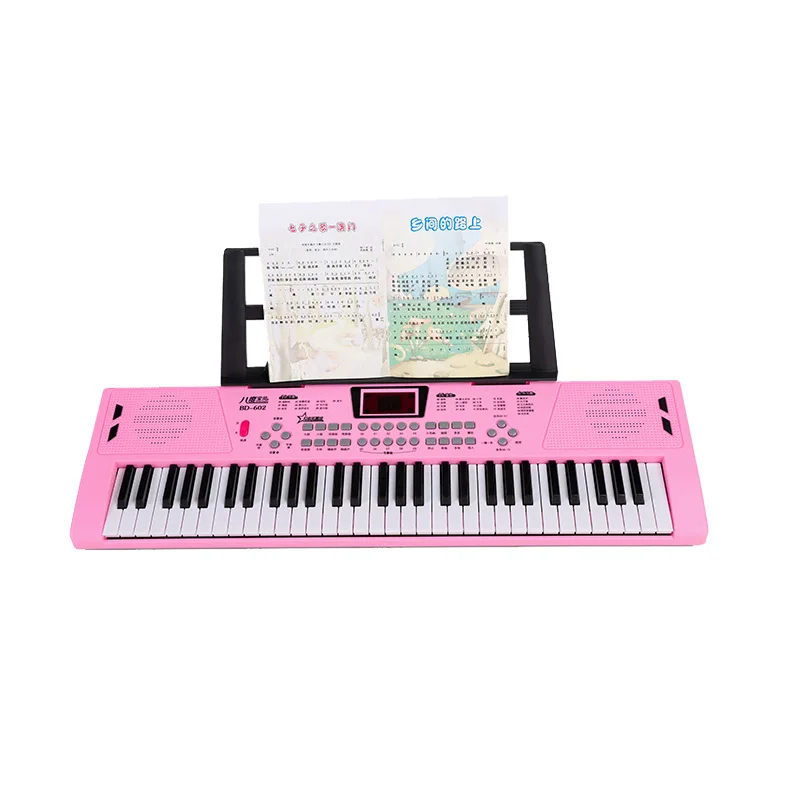 

Baby Childrens Electronic Organ Midi Controller 68cm Piano Musical Keyboard Music Toy Controlador Midi Organ Keyboard AA50EO