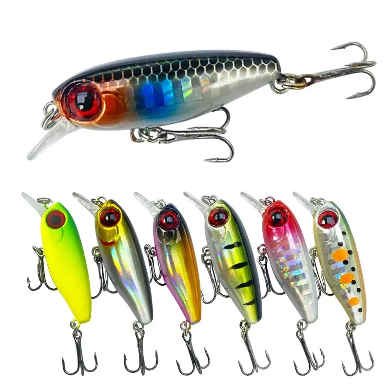 

38mm 2.8g Mini Suspend Minnow Fishing Lures Artificial Hard Bait Pesca Wobbler for Pike Bass Jerkbait Swimbait Accessories