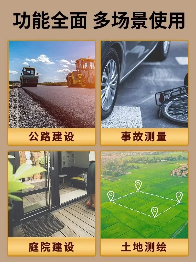 Ranging Wheel Measuring Hand Push Roller  Digital Display High Precision Range Finder