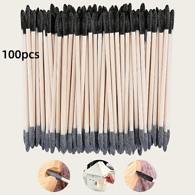 

Professional Double-Ended Polishing Rods Wooden Sticks for Woodworking Plastic Model Making Nail Art & DIY Craft Projects.