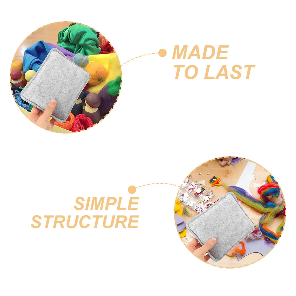 

3pcs Felting Pad Household Mat Multi-Function Base For Home Needle Wet Felting Diy Craft Tool Portable Simple Design Durable