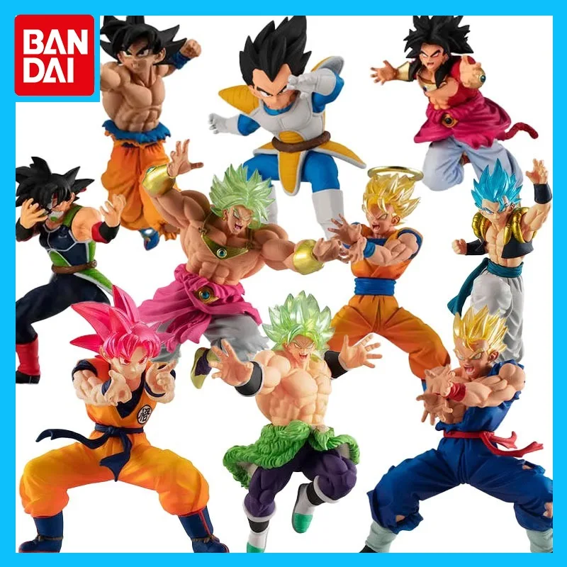

Bandai Original Dragon Ball Z Anime Figure Gashapon SP04/15/16/17/18 Son Goku Action Figure Toys for Boys Girls Kids Gift