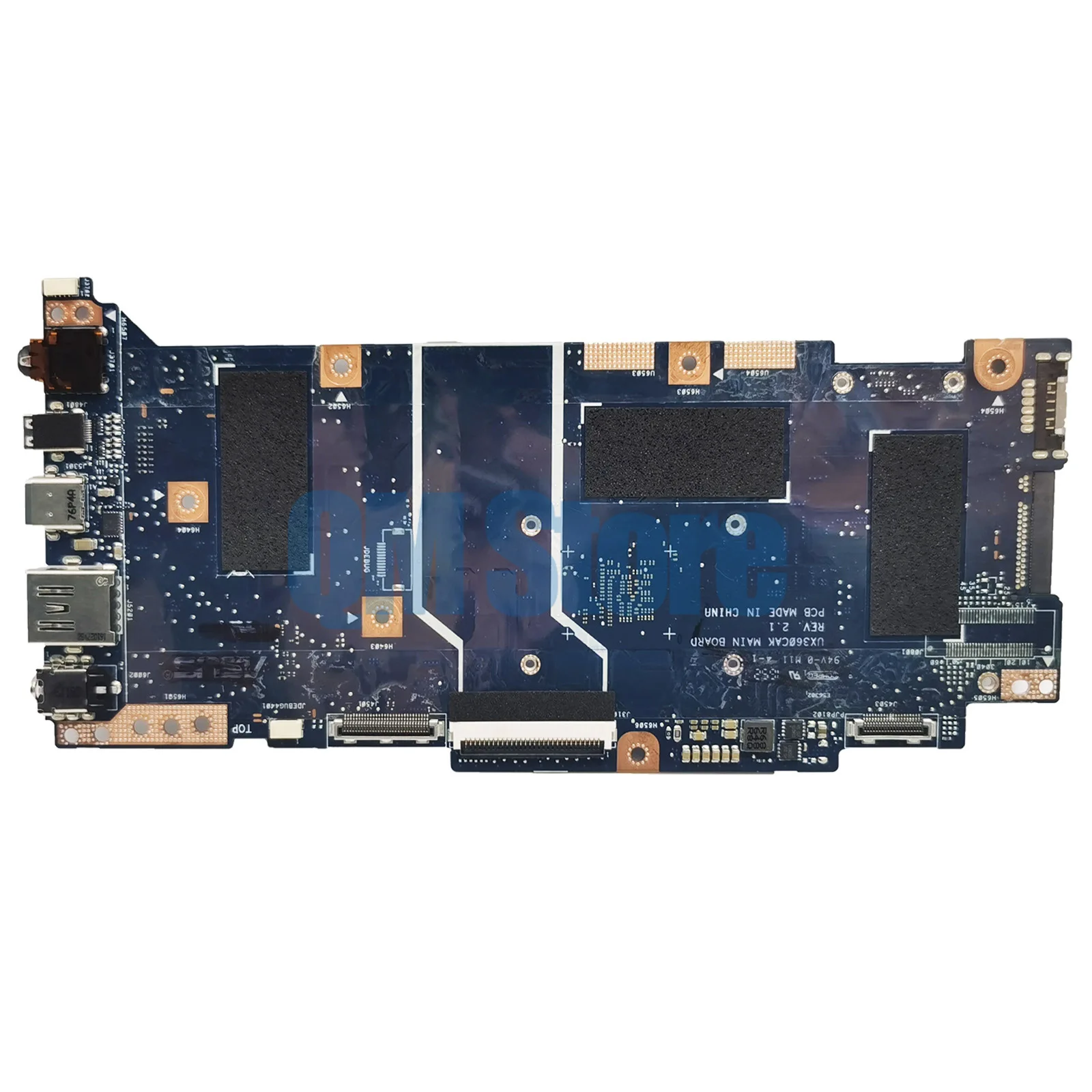 Imagem -03 - Placa-mãe qm Ux360cak para Asus Zenbook Ux360c Ux360ca Ux360cak Placa-mãe M36y30 M5-6y54 M7-6y75 Cpu I77y75 4gb 8gb Ram