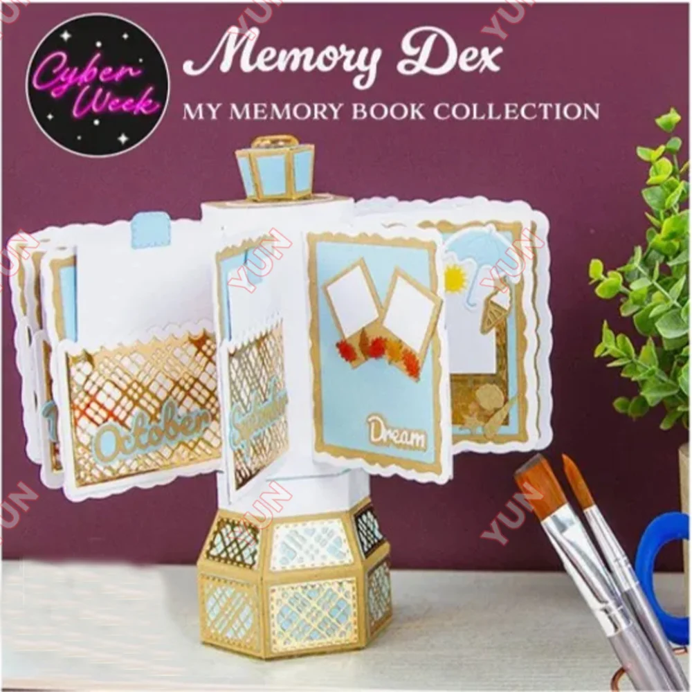 New Moulds Memory Dex My Memory Book Collection Craft Metal Cutting Dies DIY Greeting Card Scrapbooking Decoration Embossing Die