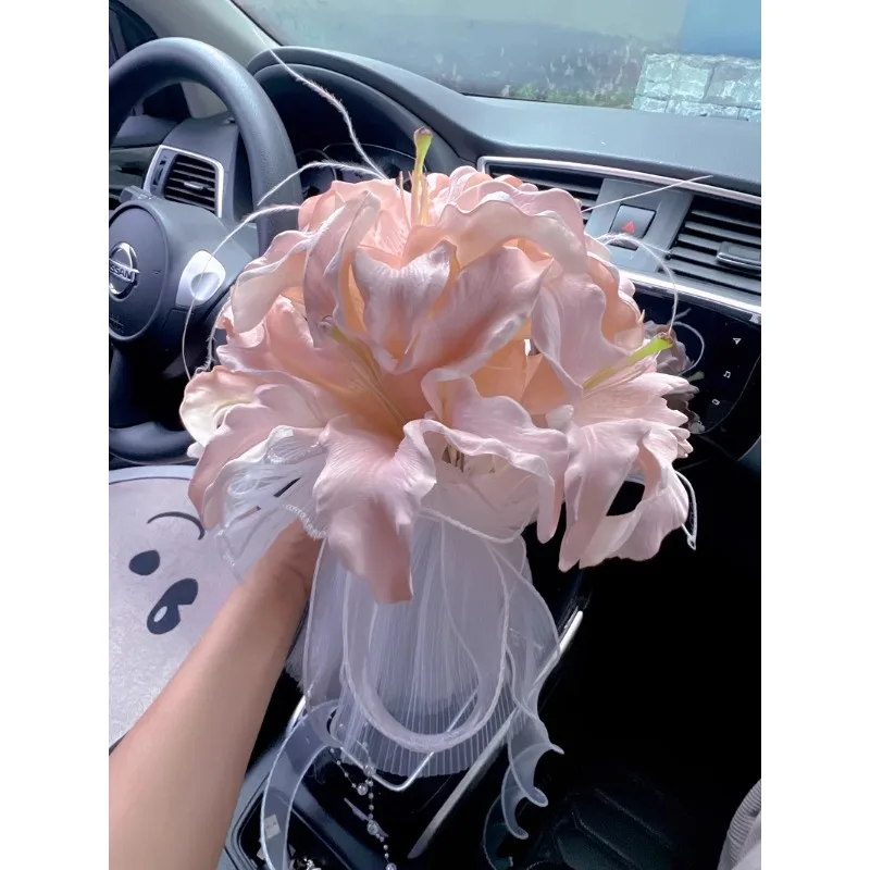 

Сертификат искусственных цветов, ручной букет, свадебный букет невесты, увлажняющий, лилия, искусственный цветок, свадебная фотография, свадьба