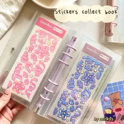 MINKYS New Arrival Kawaii Stickers Bills Cards Collect Book Cards Organizer Book School Stationery