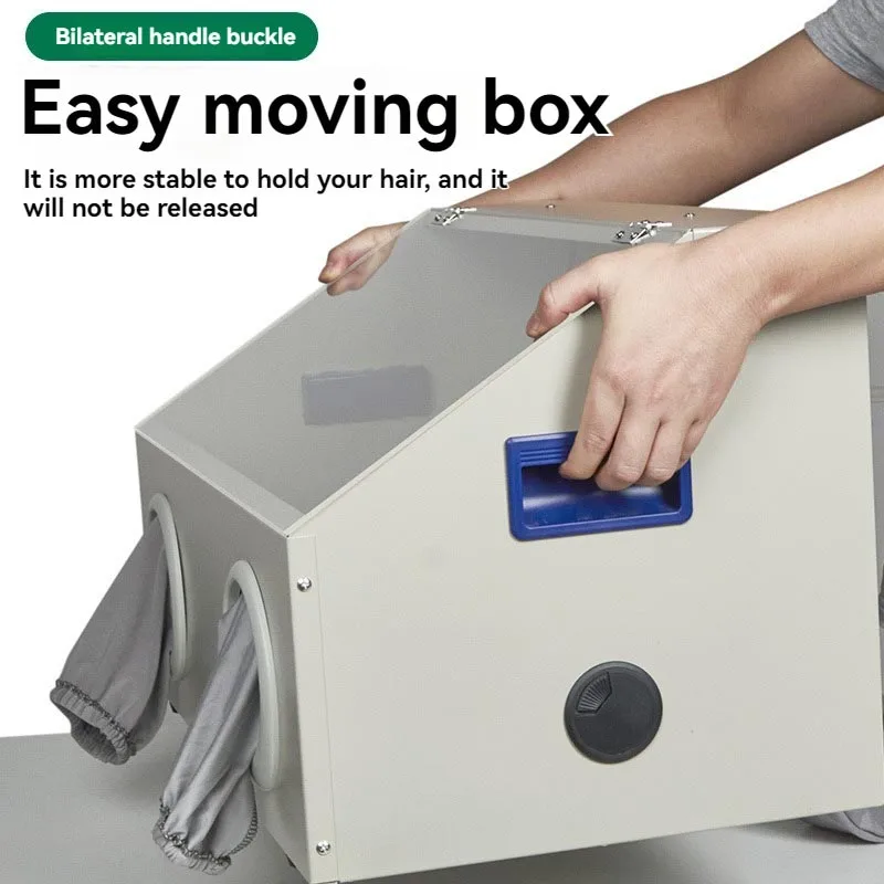 Dust Extraction Sanding Metal Dustproof Box Fully Contains Flying Dust For Hardware Deburring Surface Sanding Workshop