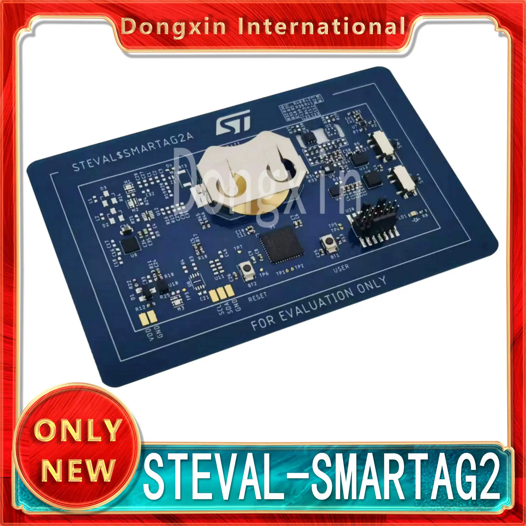 

STEVAL-SMARTAG2 ST25DV64KC-JF6D3 NFC/RFID dynamic tag sensor, evaluated