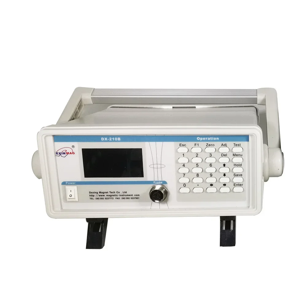 DX-210B Low Drift Fluxmeter Flux Density Measuring Instrument Magnetic Flux Meter