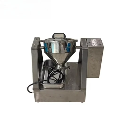 20KG Rotary Chemical Dry Powder Mixer 220V Food Additive Corn Mixer for Flour Mill Engine Core Components