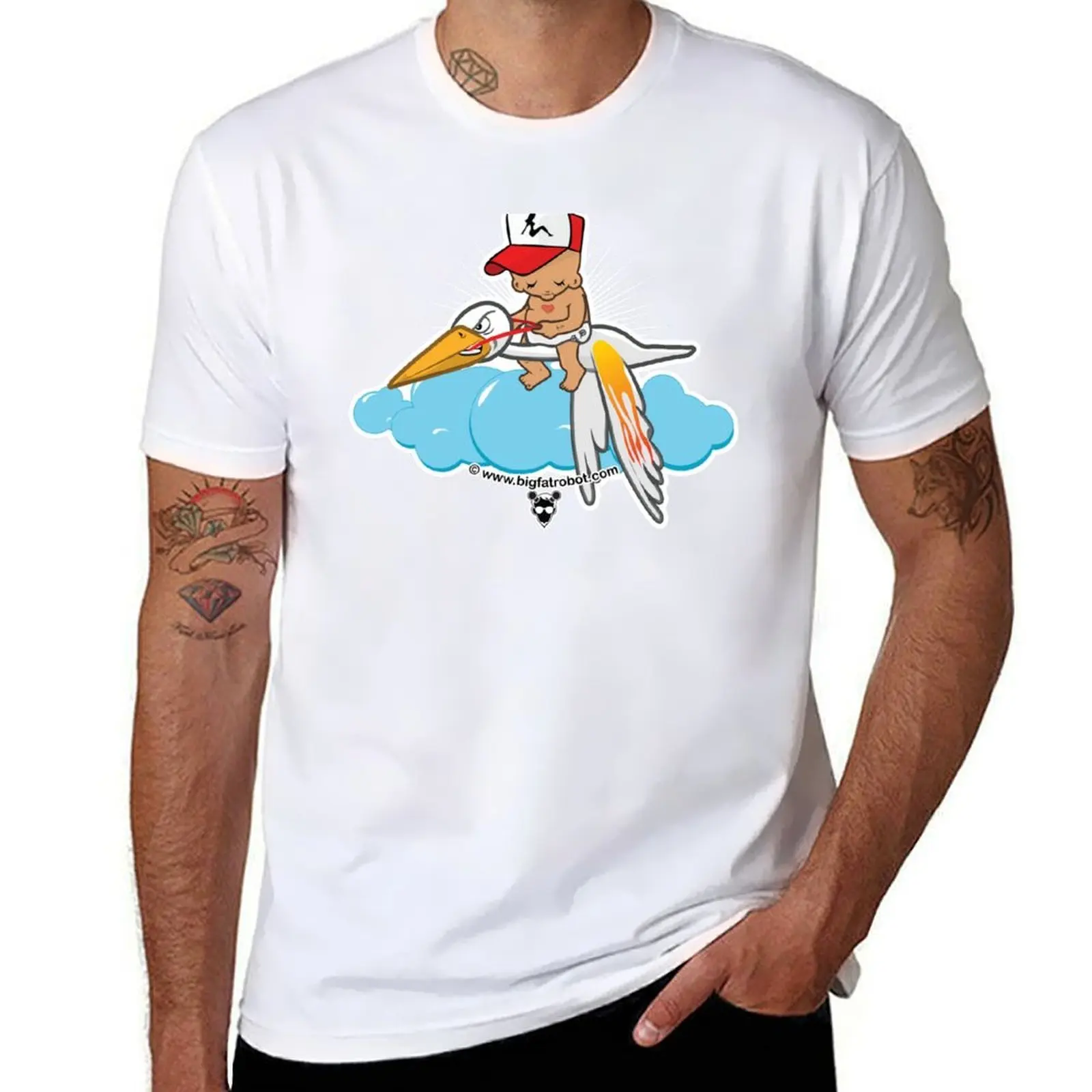 

Bubs is on his way T-Shirt cotton t shirts high quality man t shirt designer T-Shirt