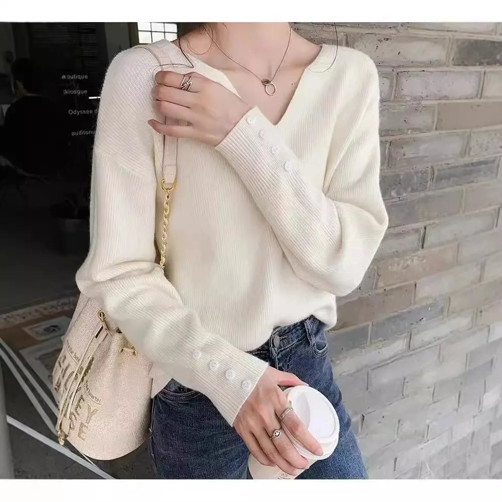 

Sweaters Jumpers Pullovers Woman Zipper Jerseys Vintage Korean Style Rainbow Pattern Basic Celebration Festival Colorful Simple