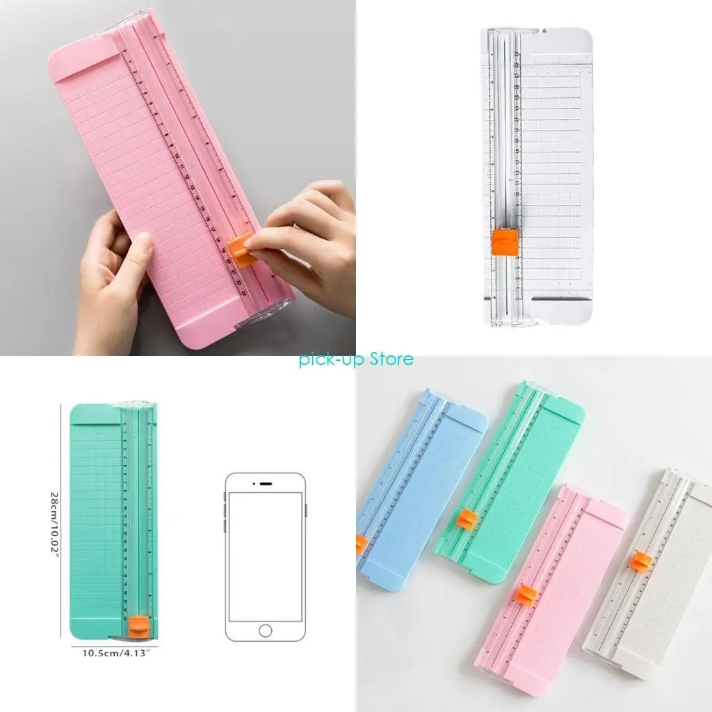 Q5WA Multi-in-1 Paper Cutter with Extending Scale Ruler Dual-scale Home Paper Trimmer