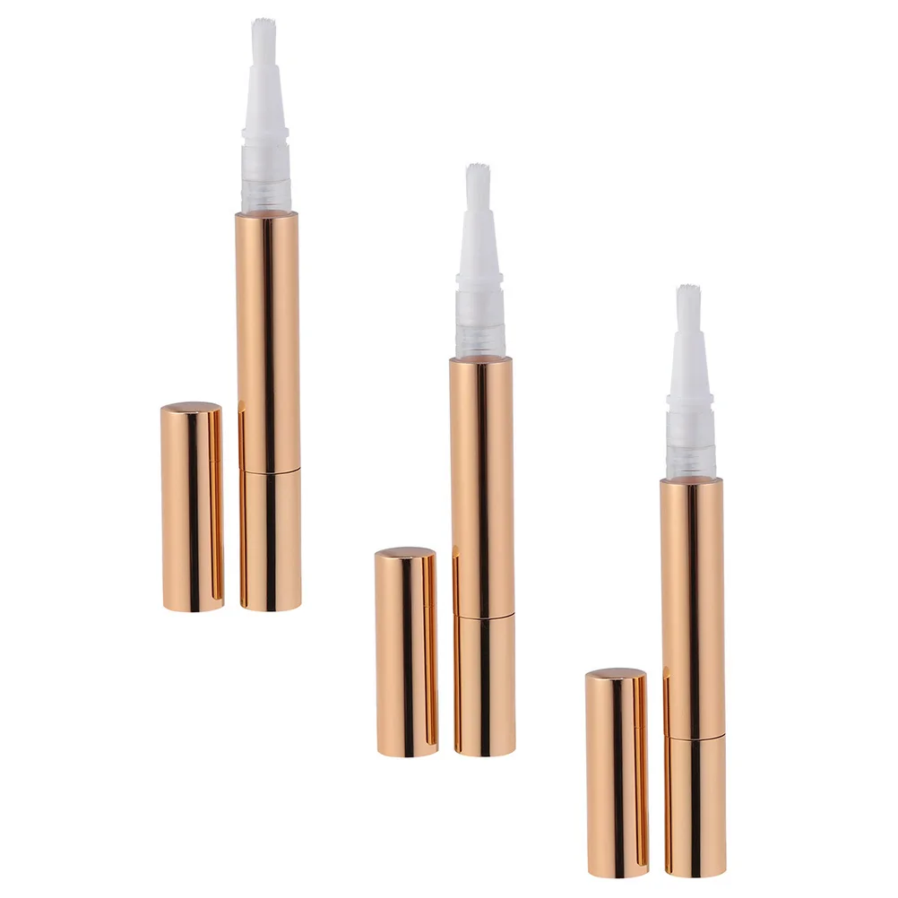 3 قطع من حاوية أنبوب طلاء الأظافر الفارغة، زجاجات إعادة الملء المقاومة للتسرب لملمع الشفاه DIY للزيوت العطرية #3