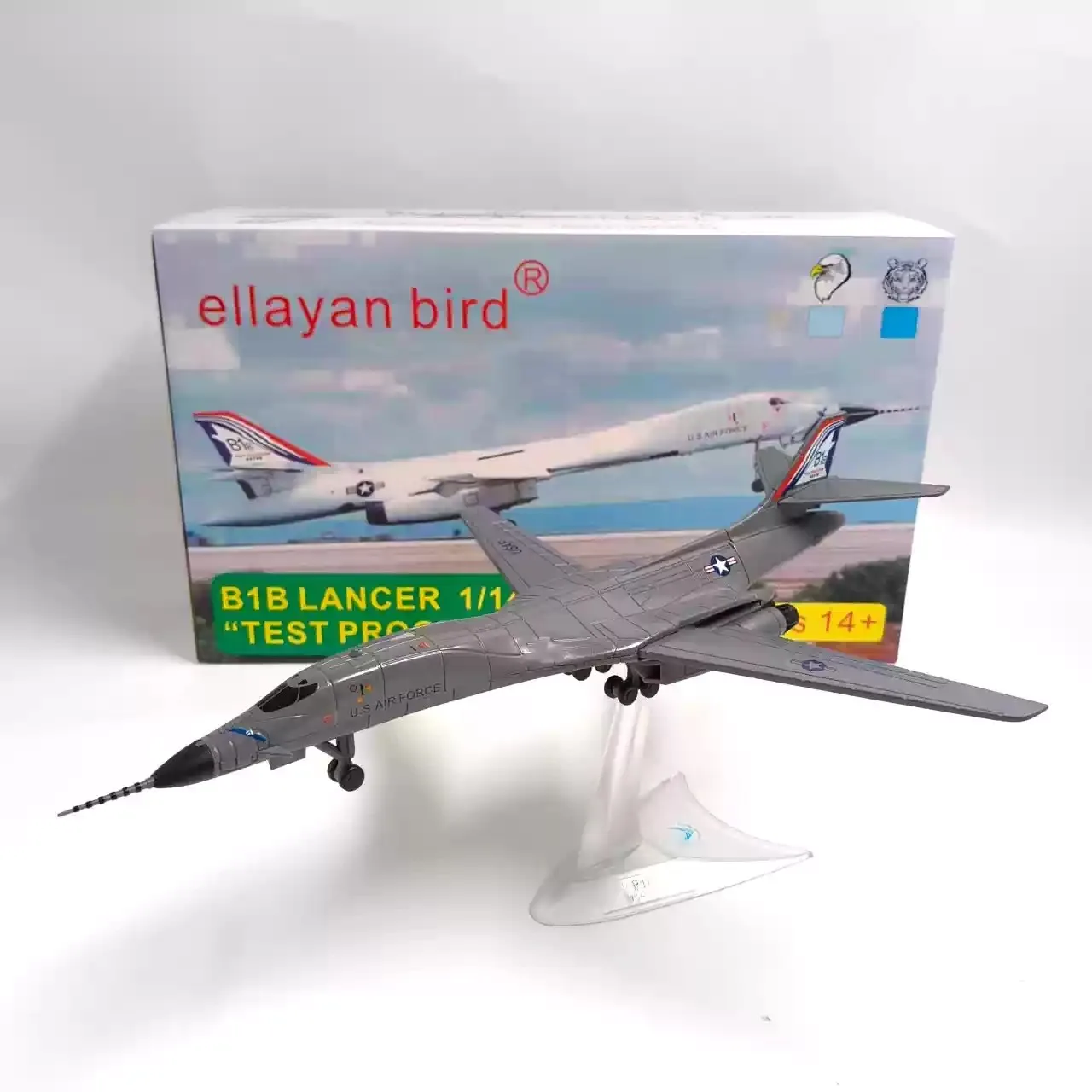 Diecast 1/144 Scale US B1B Aircraft Model B-1B Lancer Strategic Bomber Model Airplanes Finished For Aviation Display Souvenir