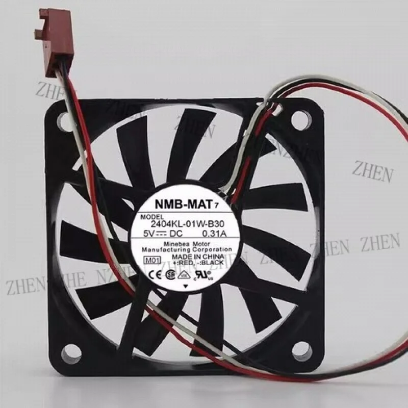 

Y 2404KL-01W-B30 6010 DC5V 0.31A 6CM 3-Pin Inverter Cooling Fan