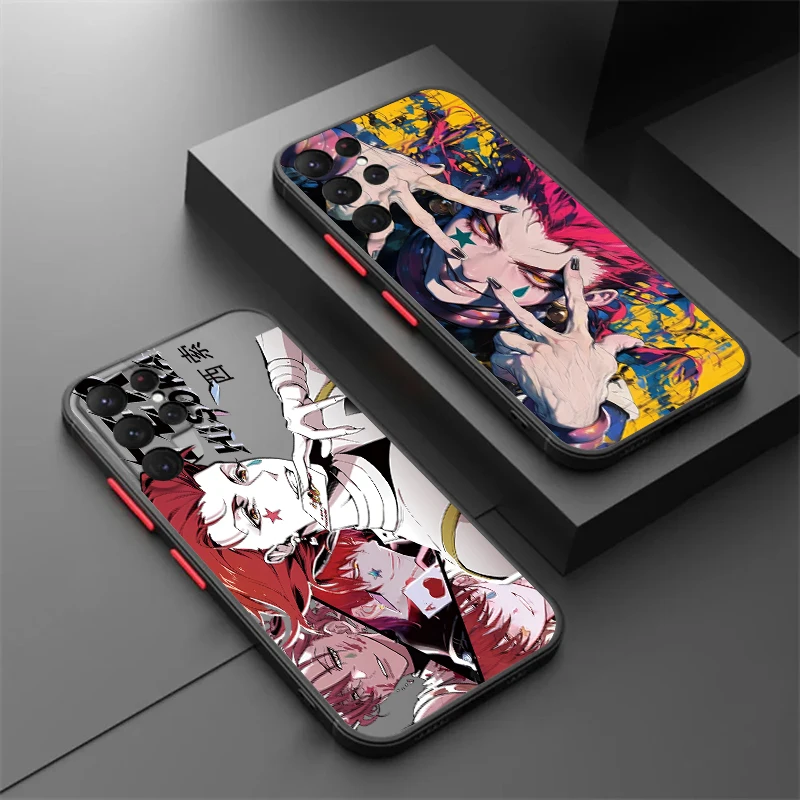 

Anime Hunter X Hunter Comics Frosted Translucent For Samsung Galaxy S24 S23 S22 S21 S20 FE S10 S9 S8 Plus Ultra Pro 5G Matte
