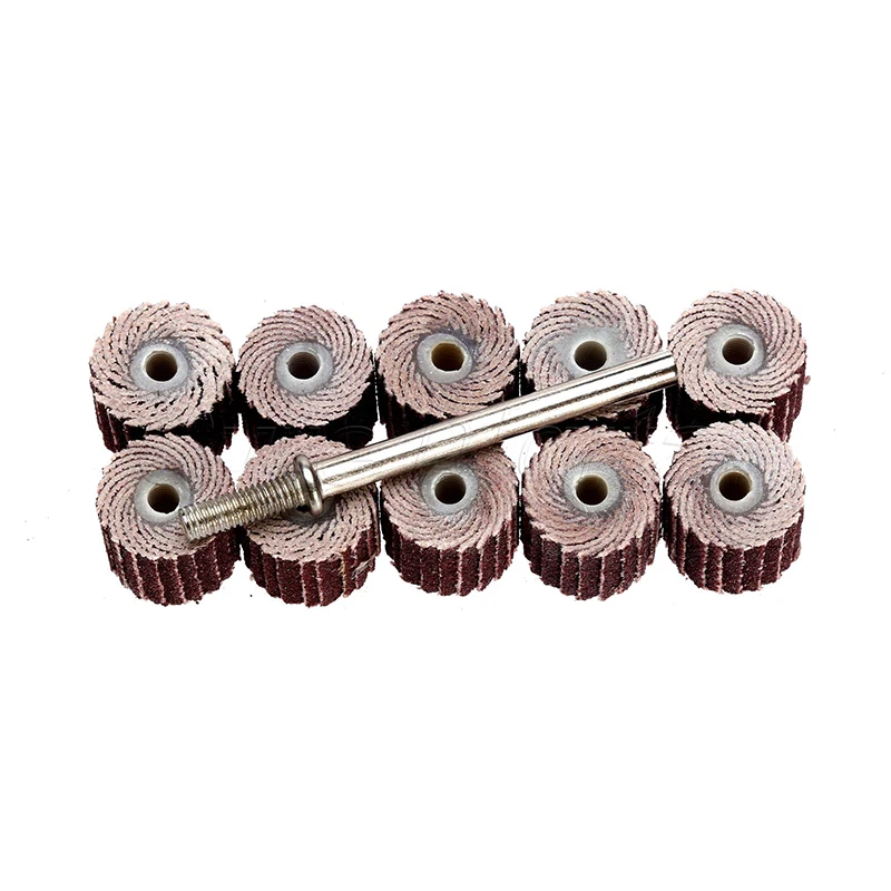 Molds Jewelry Rotary Mandrel Emery cloth metal Drilling Flap Grinding Wheels Cutting Grinding Polishing Wheels