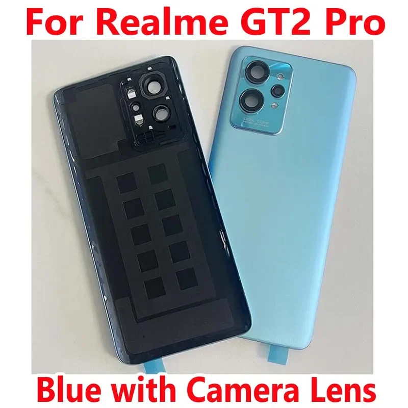 Back Cover For Realme GT2 Pro Battery Cover Glass Panel Rear Housing Case Phone Lid Replacement GT 2 Pro