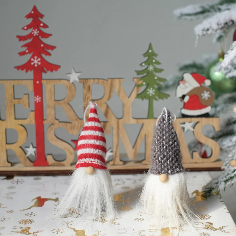 

Foreign trade wool felt mini Santa Claus doll