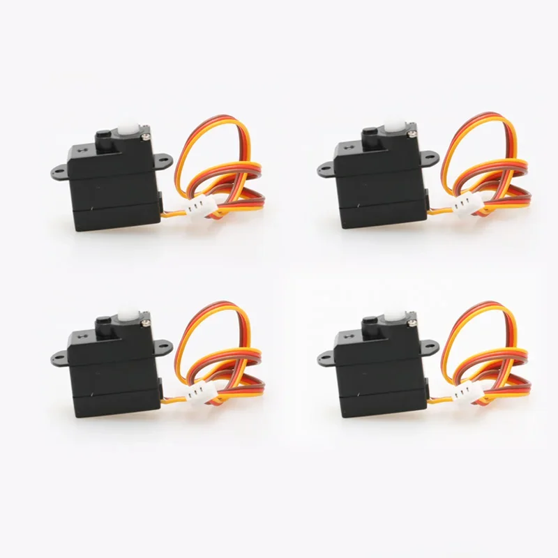 4 pcs 2g digital nano steering gear 90 degree mini fixed wing steering rudder JST1.0/1.25 RC model aircraft drone DIY