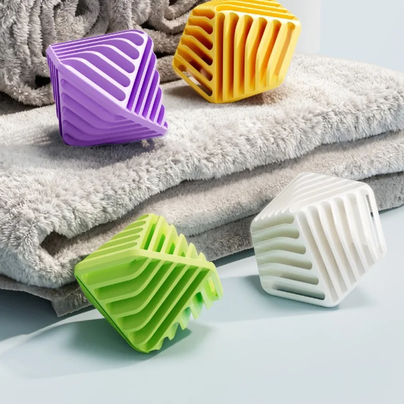 

Anti-Tangling Magic Laundry Balls, Strong Decontamination Durable Reusable Cleaning Balls for Home
