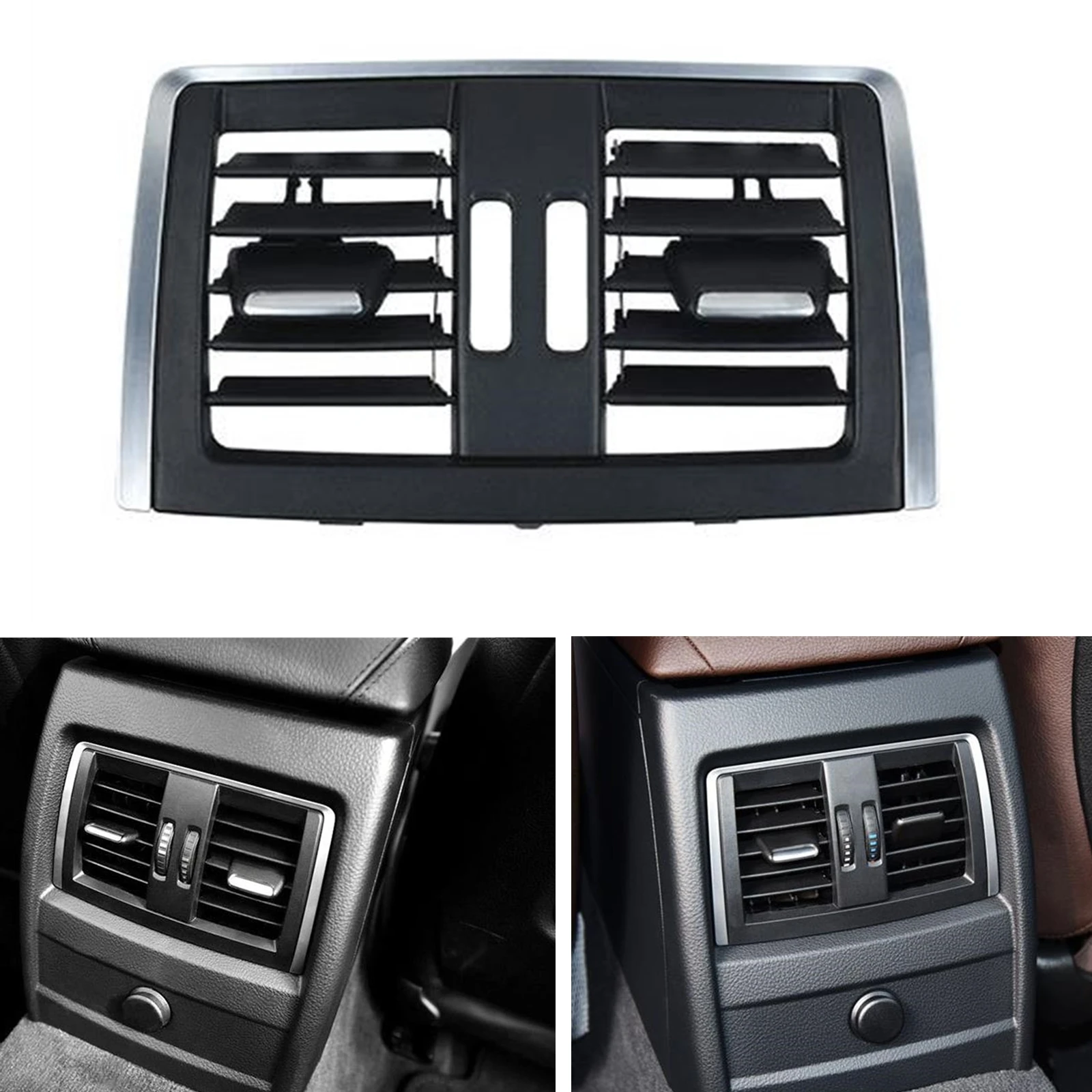 

Rear Center A/C Panel Air Outlet Vent Cover Grill For BMW 3 Series F30 F35 318 320 2014-2020 Dashboard Conditioning Fresh Grille