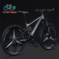 FJ Soft Tail Variable Speed Dual Disc Brake Off-road Dual Shock Absorption Mountain Bike Male And Female Adults And Teenagers