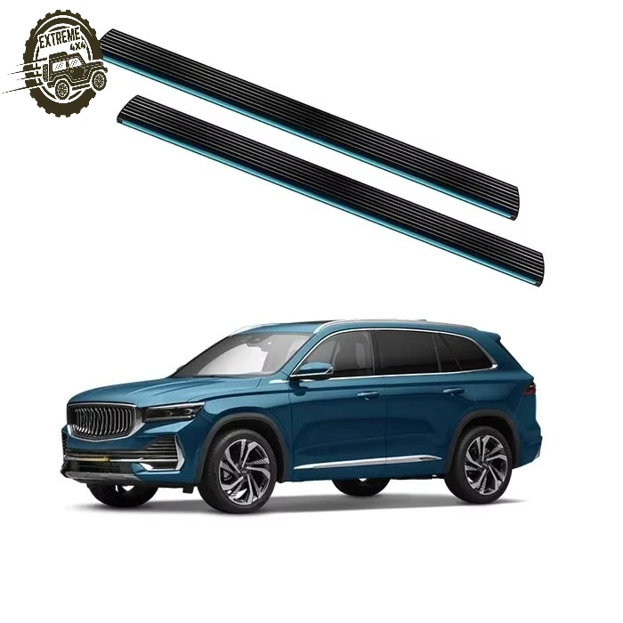 Electric Running Boards Side Steps Pedal for GEELY XINGYUE Black Powder Coated 100% Waterproof 1SET