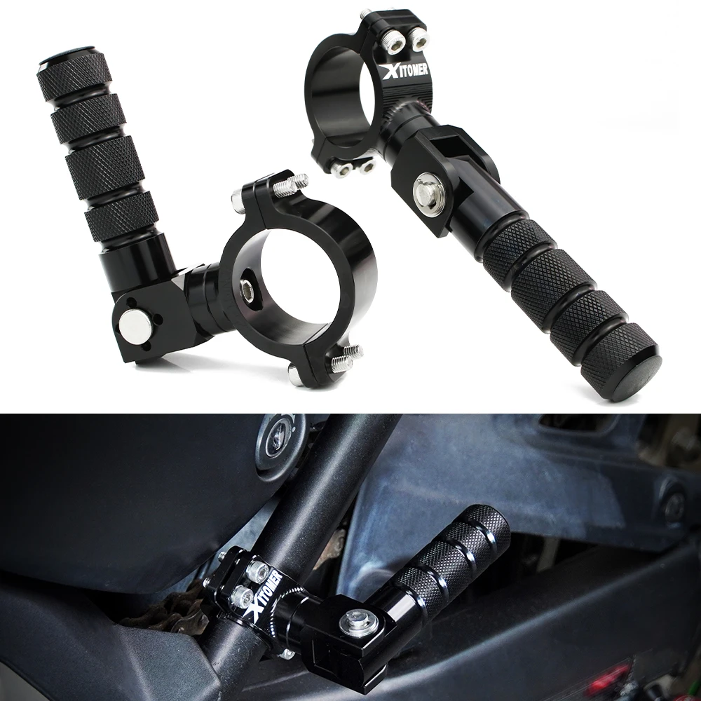 

32mm 38mm Motorcycle Adjustable Highway Foot Pegs Mount Kit For Harley Davidson Honda TRIUMPH ROCKET 3 SUZUKI KAWASAKI Indian