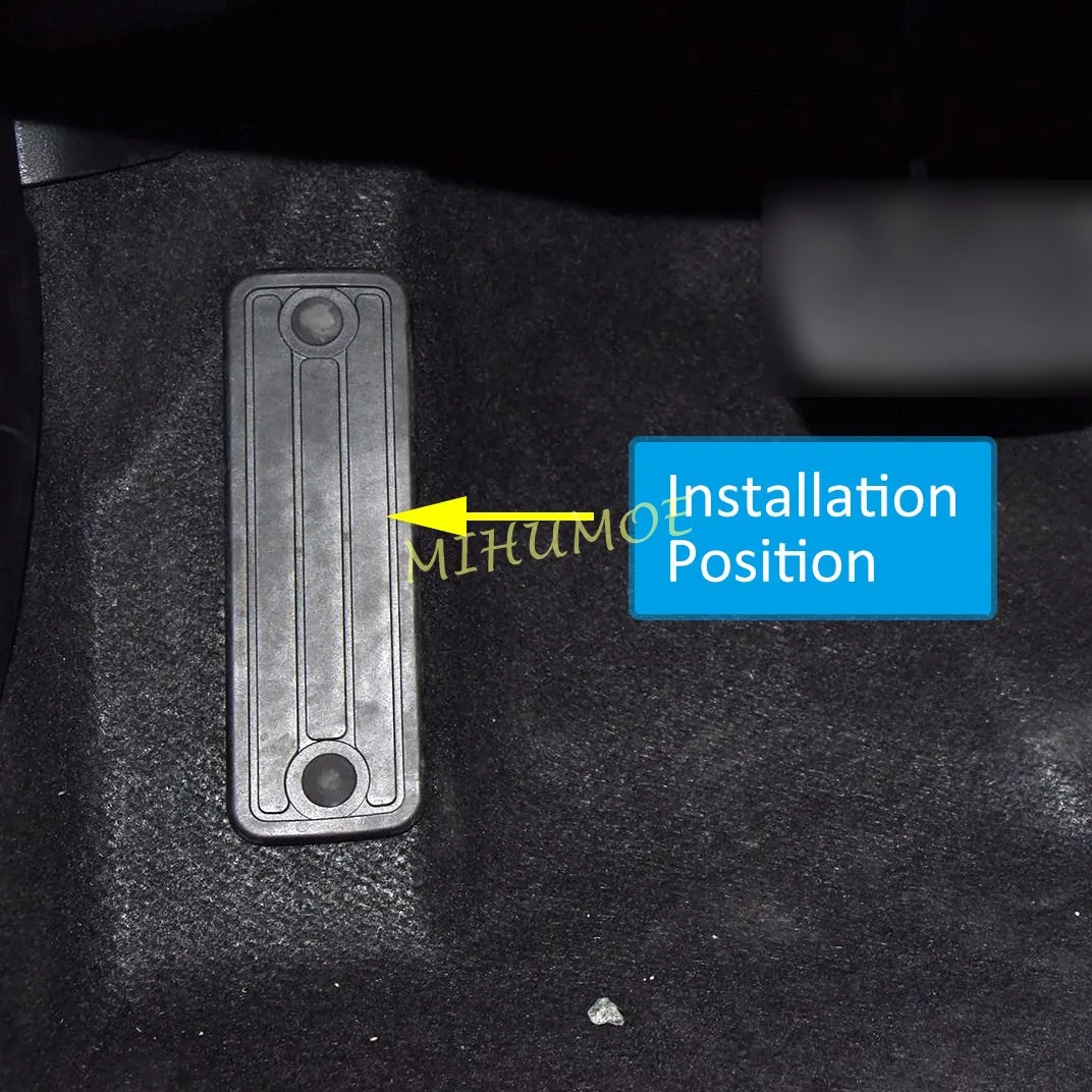 For Subaru Forester Impreza Ascent Legacy XV Crosstrek Outback Black Aluminium Footrest Dead Pedal Pad Cover Trim